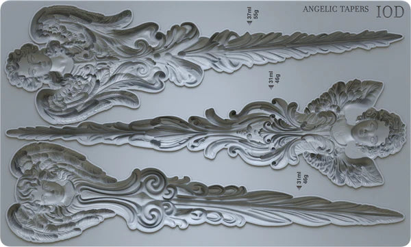 IOD -   Angelic Tapers 6X10 DECOR MOULD™ 2024 Holiday Release *Limited Edition*