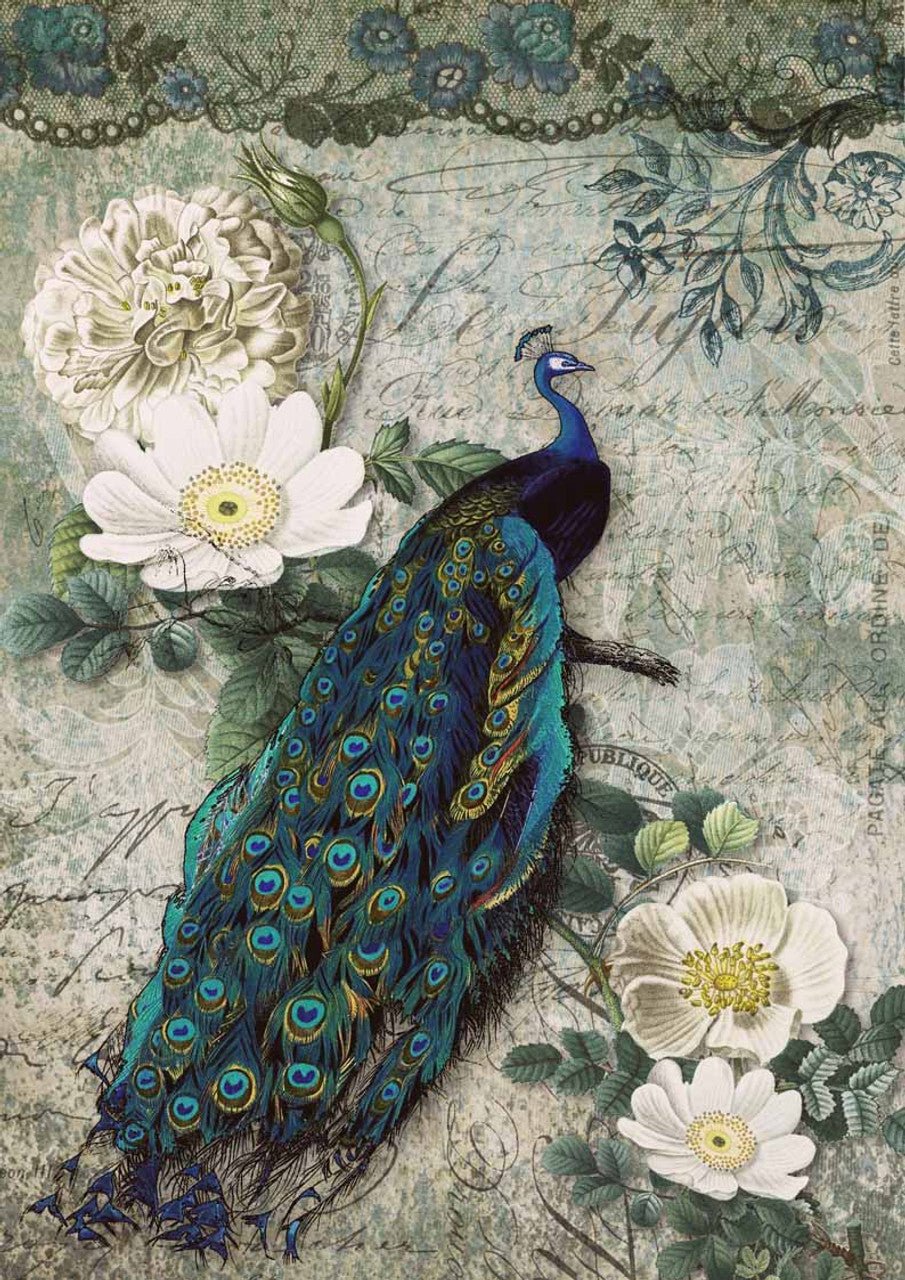 Decoupage Queen - Peacock Majesty