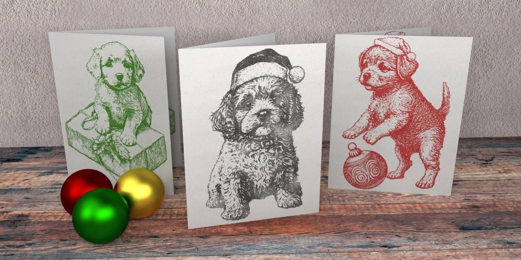 IOD - Christmas Pup Stamp - (12"x12") 2023 Christmas Release