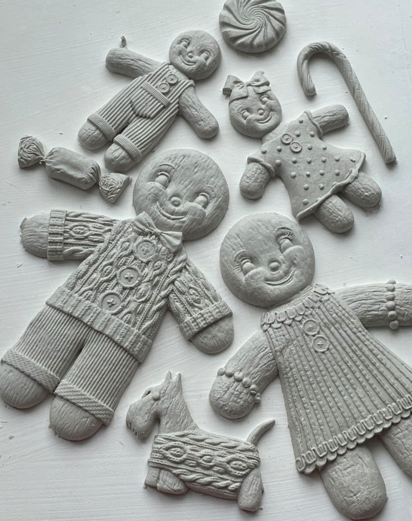 IOD - GINGER & SPICE 6X10 DECOR MOULD™ *NEW* 2023 Christmas Release