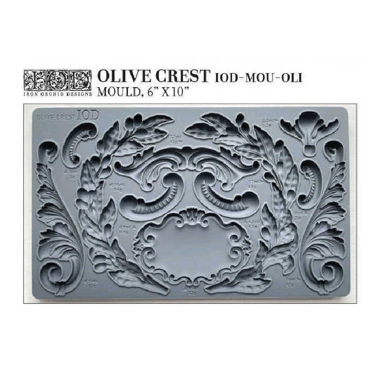 IOD - OLIVE CREST 6X10 DECOR MOULDS™ IP3